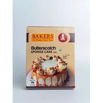 Bakers Butter Scotch Sponge Cake Mix 225g