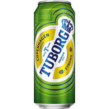 Tuborg Premium Can Beer Strong 500ml