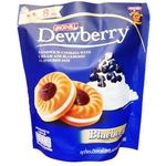 Dewberry Sandwich Cookies with Cream and Blueberry Flavoured Jam 144g x 3pcs