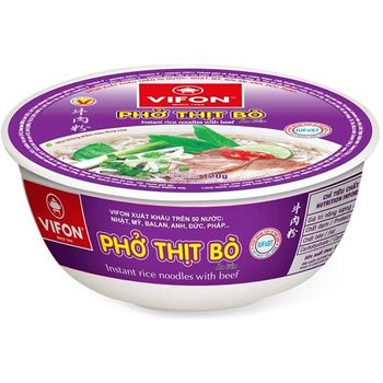 Vifon Pho Thit Bo Instant Rice Noodles with Beef 120g