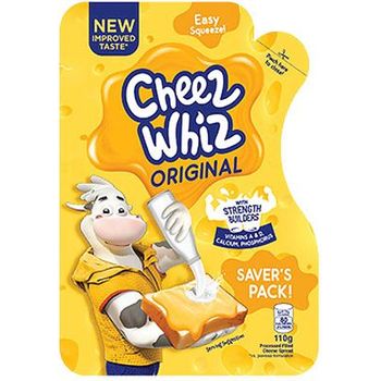Kraft Cheez Whiz Original Easy Squeeze 110g