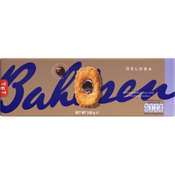 Bahlsen Deloba Puff Pastry Biscuits Blueberry