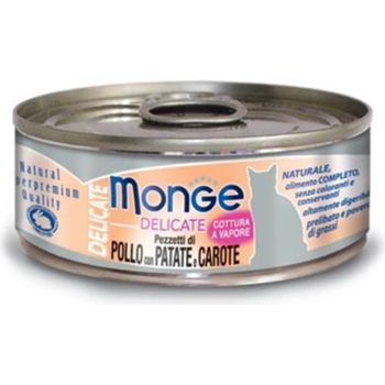Monge Cat Canned Food Delicate Chicken With Potato And Carrot 80g