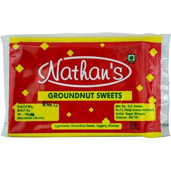 Nathan's Groundnut Sweets 100g