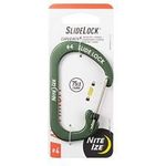 Nite Ize SlideLock Carabiner Aluminium Olive