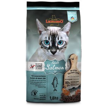 Leonardo Adult Cat Dry Food With Salmon 1.8kg