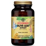 Solgar Standardized Full Potency Olive Leaf Extract 180 Vegetable Capsules