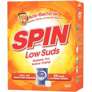 Spinmatic Low Suds Antibacterial 5kg