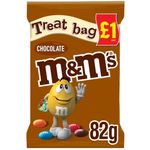 M&M's Milk Chocolate Bites Treat Bag 82g