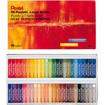 Pentel Oil Pastel Large Sticks GHT-48 Colours Set
