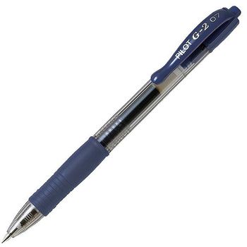 Pilot G2 07 Blue Black Fine Retractable Gel 0.7mm