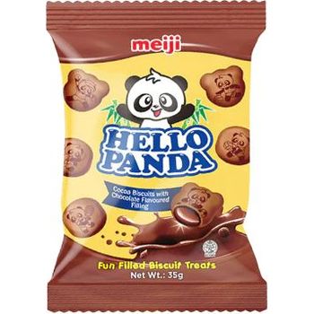 Meiji Hello Panda Foil Double Chocolate 35g