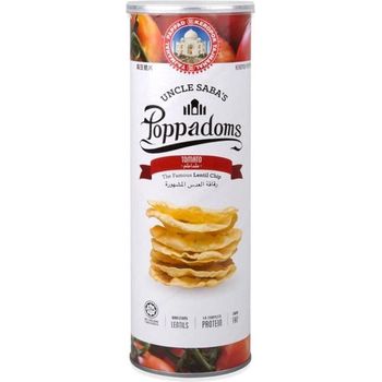 Uncle Saba's Poppadoms Tomato 70g