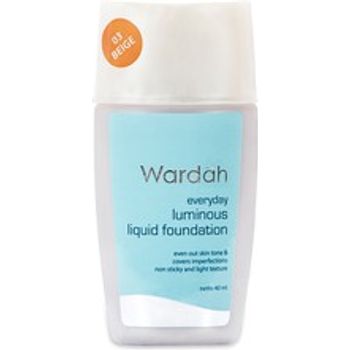 Wardah Everyday Luminous Liquid Foundation 03 Beige 40ml