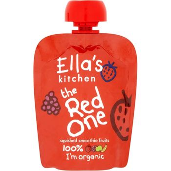 Ella's Kitchen Organic Pouches The Red One Squished Smoothie Fruits 90g