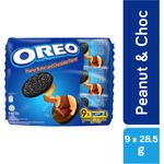 Oreo Biscuits Peanut Butter Chocolate 9 x 28.5g