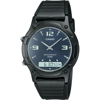 Casio AW49HE-2A Analog Digital Dual Time Watch