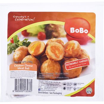BoBo Frozen Chicken Meat Ball Cheese 200g