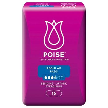 Poise Pads For Bladder Leakage Regular 24.8cm