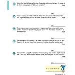 Kumon Grade 3 Word Problems