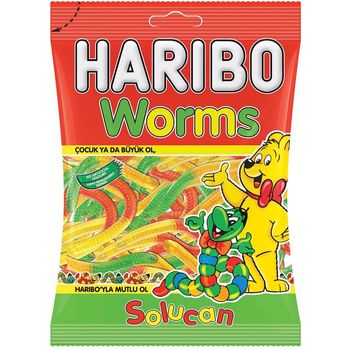 Haribo Fizz Jelly Worms 160g