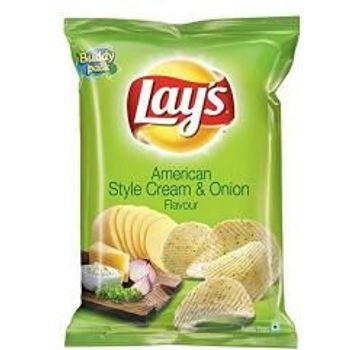 Lays Calm Cream & Onion Flavour Potato Chips 52g