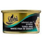 Sheba Cat Canned Food Flaked Tuna Whitefish 85g