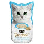 Kit Cat Purr Puree Chicken Smoked Fish Paste Cat Treats 4 X 15g