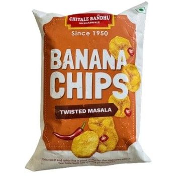 Chitale Bandhu Twisted Masala Banana Chips 200g