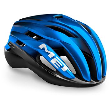 MET Trenta MIPS Aero Cycling Helmet Black Blue Large