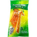 Super Max Kwik Twin Blade Disposable Razor 5pcs