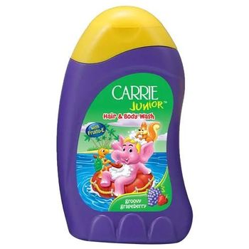 Carrie Junior Hair And Body Wash Groovy Grapeberry 250ml