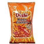 Oishi Prawn Crackers Sweet And Extra Hot Flavor 60g pack Of 3