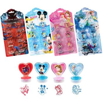 Disney Stamper 6s W Ink Pad Assorted