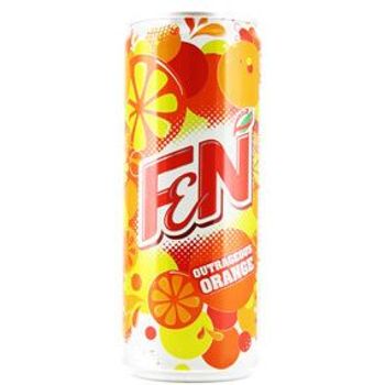 F&N Sparkling Flavoured Outrageous Orange 325ml