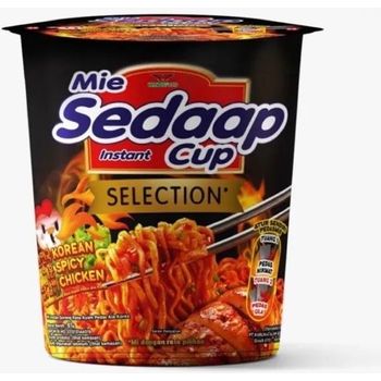 Mie Sedaap Instant Noodle Cup Korean Spicy Chicken 81g