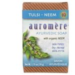 Auromere Ayurvedic Bar Soap Tulsi Neem 78g