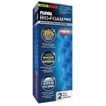 Fluval 207-307 Blue BioFoam MAX, 2 pcs