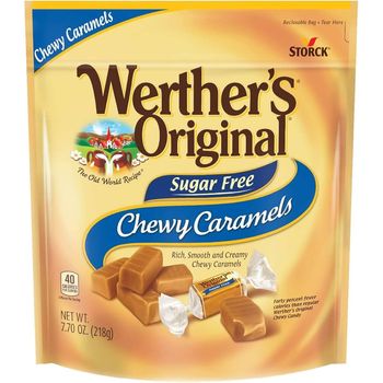 Werther's Original Sugar Free Chewy Caramels 42g