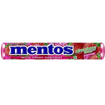 Mentos Strawberry Flavour Toffee 36.4g