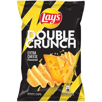 Lay's Double Crunch Potato Chips Extra Cheese 170g