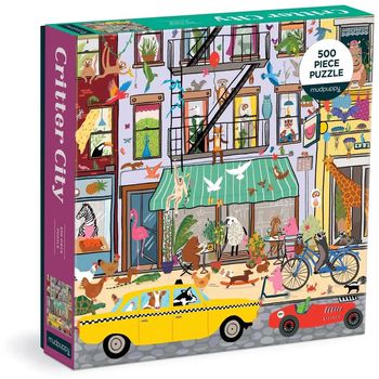 Mudpuppy 500 Piece Family Puzzle Critter City