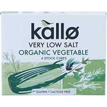 Kallo Organic Low Salt Vegetable Stock Cubes 66g