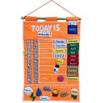 Smart Mama Soft Play Fabric Wall Chart Tell the Time Chart