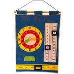 Smart Mama Soft Play Fabric Wall Chart Tell the Time Chart