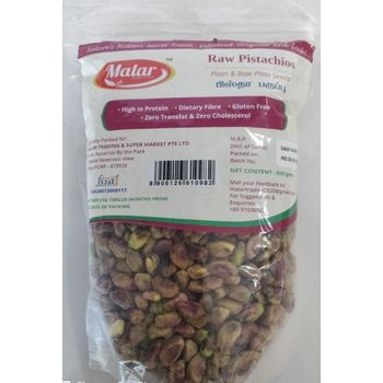 Malar Raw Pistachios 500g