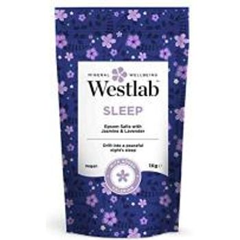 Westlab Sleep Epsom Dead Sea Salts with Lavender & Jasmine 1kg