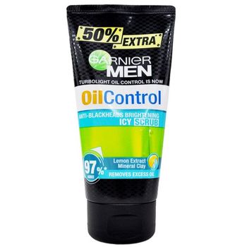 Garnier Men Face Wash Oil Control Icy Scrub 150g