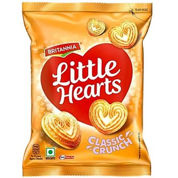 Britannia Little Hearts Biscuits Classic 26g