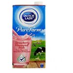 Dutch Lady Uht Susu Berperisa Strawberi 1L